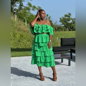 Ruffle skirt set ❤️